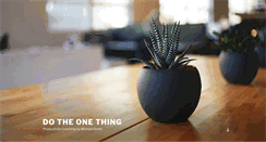 Desktop Screenshot of dotheonething.com