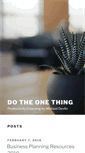 Mobile Screenshot of dotheonething.com